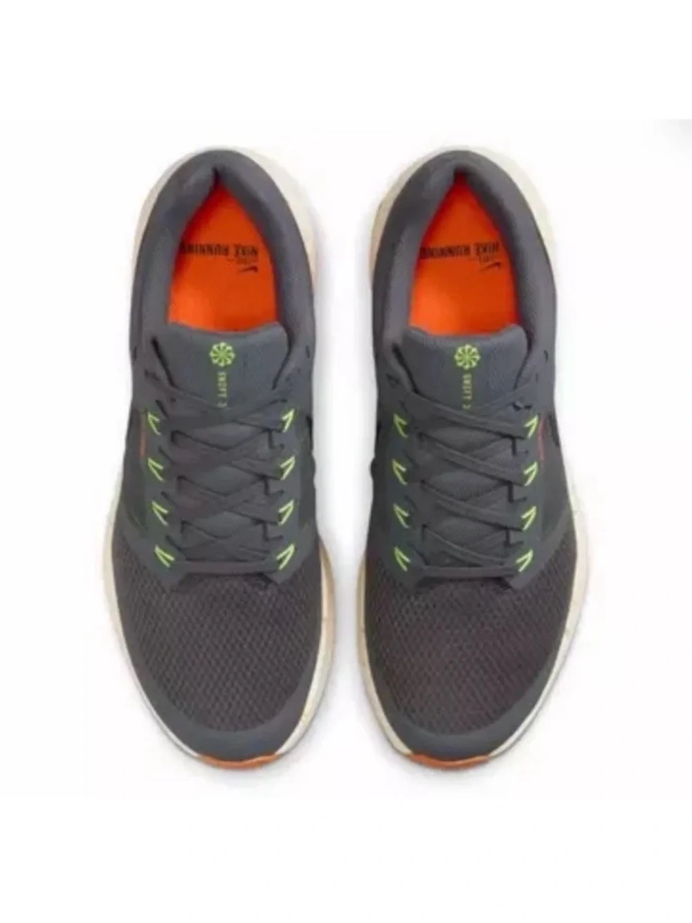 Nike Run Swift 3 Men’s Running Shoes Gray Orange Size 10